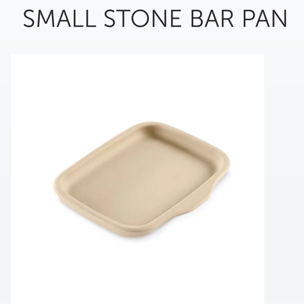 NWT Pampered Chef Small Stone Bar Pan